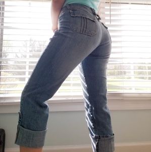 Hydraulic Capris Jeans